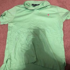 men’s polo shirt and shorts